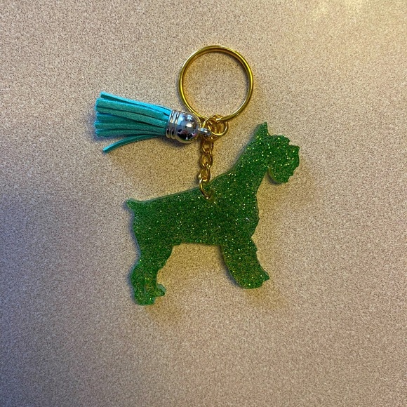 ๐๐HP๐๐ Handmade Schnauzer Keychain - Picture 1 of 6